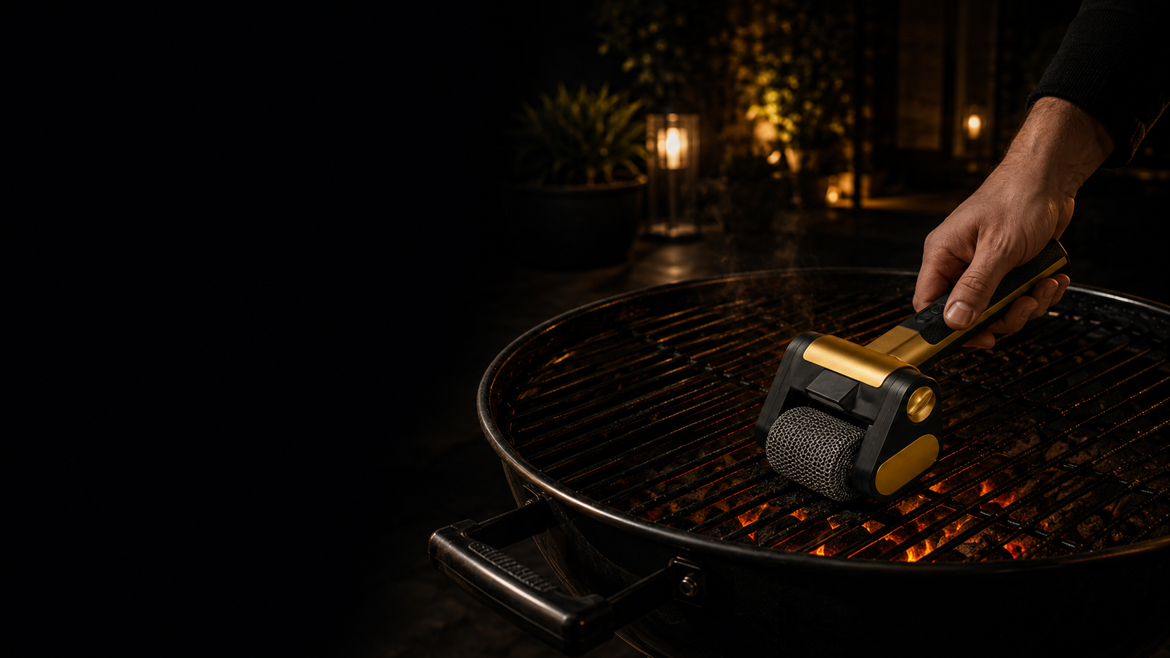 Clean the grill. Get back to the fire.